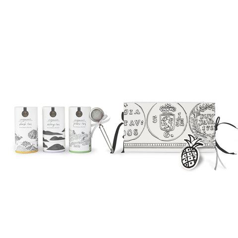 Organic Tea Gift Box with Tea Strainer