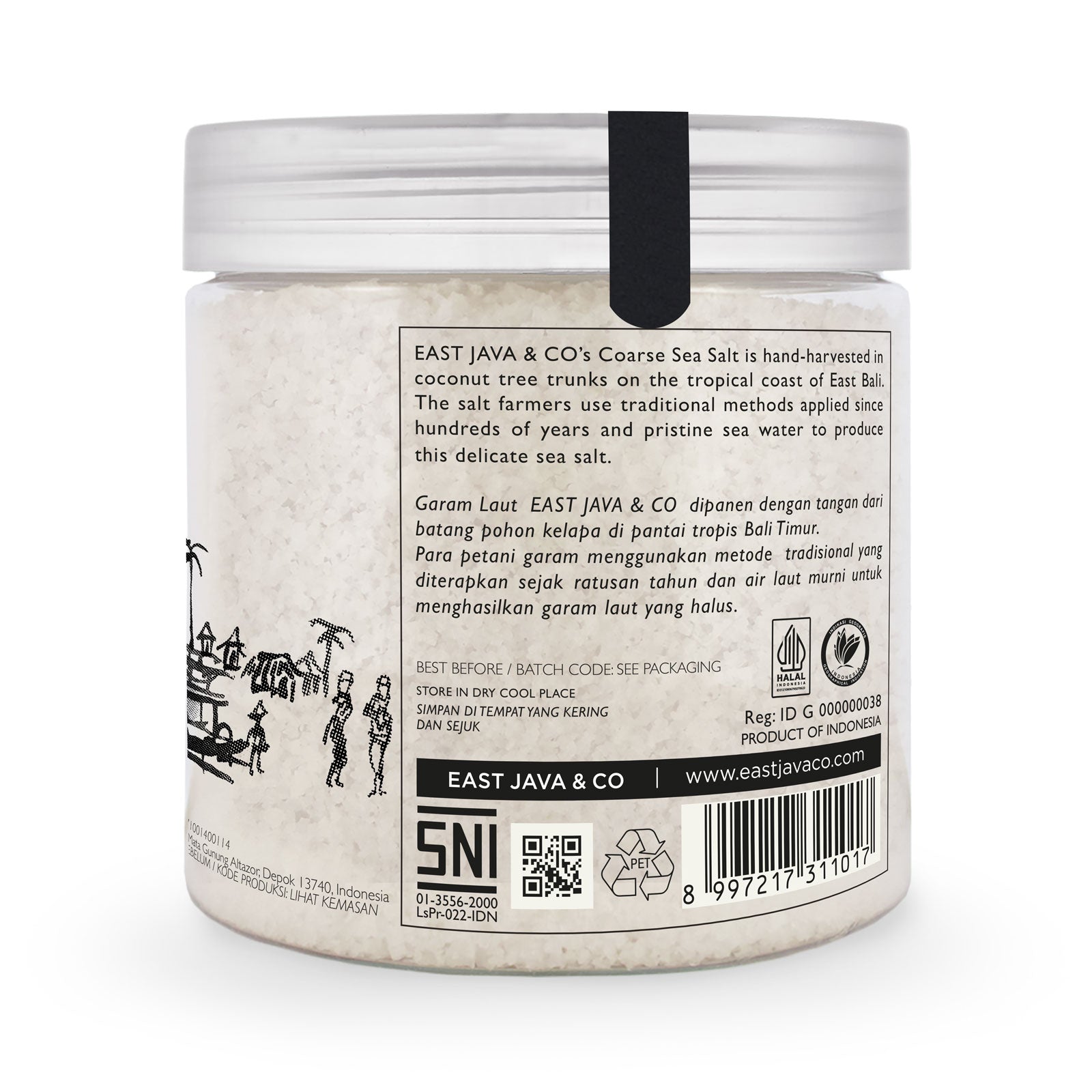 Coarse Sea Salt - 440g (Garam Laut Amed) – East Java & Co