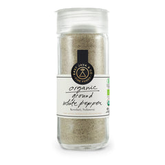 Organic Ground White Pepper - 52g