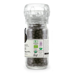 Organic Whole Black Pepper Mill - 46g