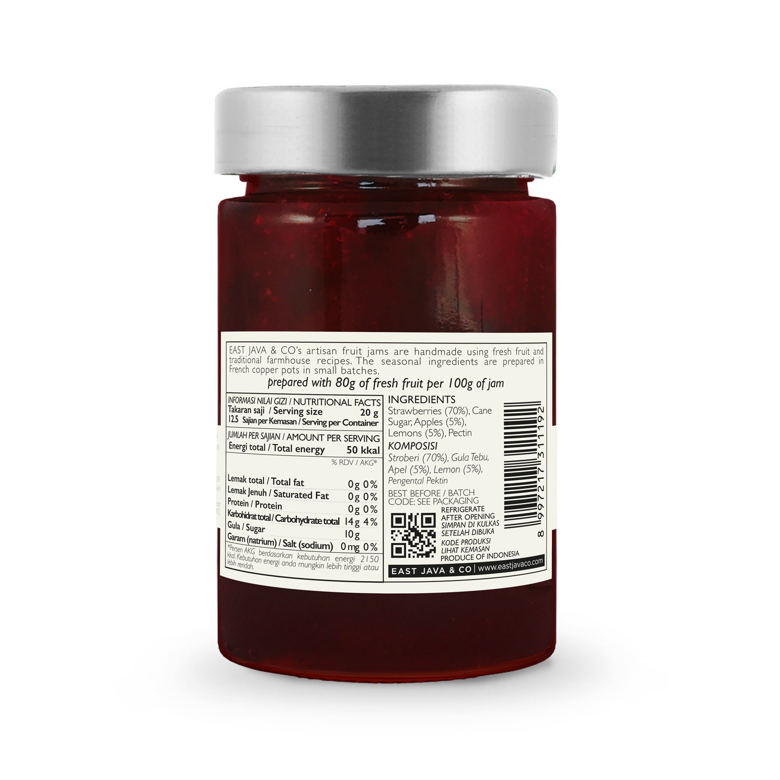 Strawberry Jam - 250g (Selai Stroberi) – East Java & Co