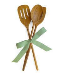 Teak Cooking Spatula Set