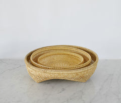 Handwoven Nesting Baskets - Set of 3