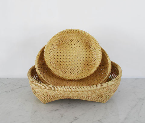 Handwoven Nesting Baskets - Set of 3