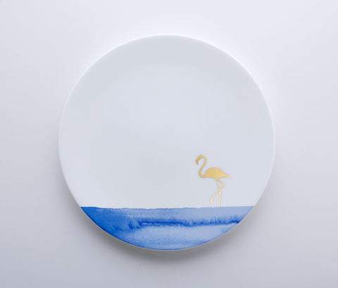 Blue Jungle - Flamingo Coupe Plate 22cm