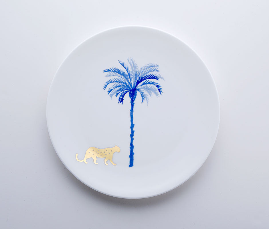 Blue Jungle - Leopard Coupe Plate 22cm