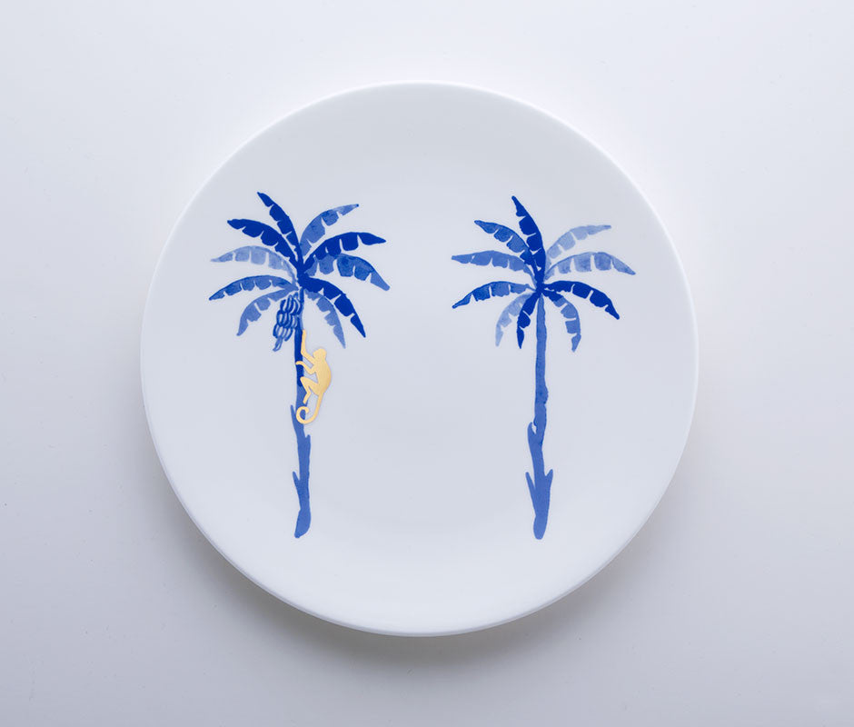 Blue Jungle - Monkey Coupe Plate 22cm