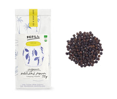 Organic Whole Black Pepper - 110g