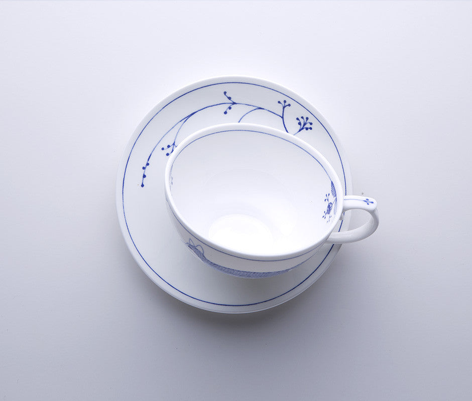 Clerkenwell Blue - Tea Cup & Saucer