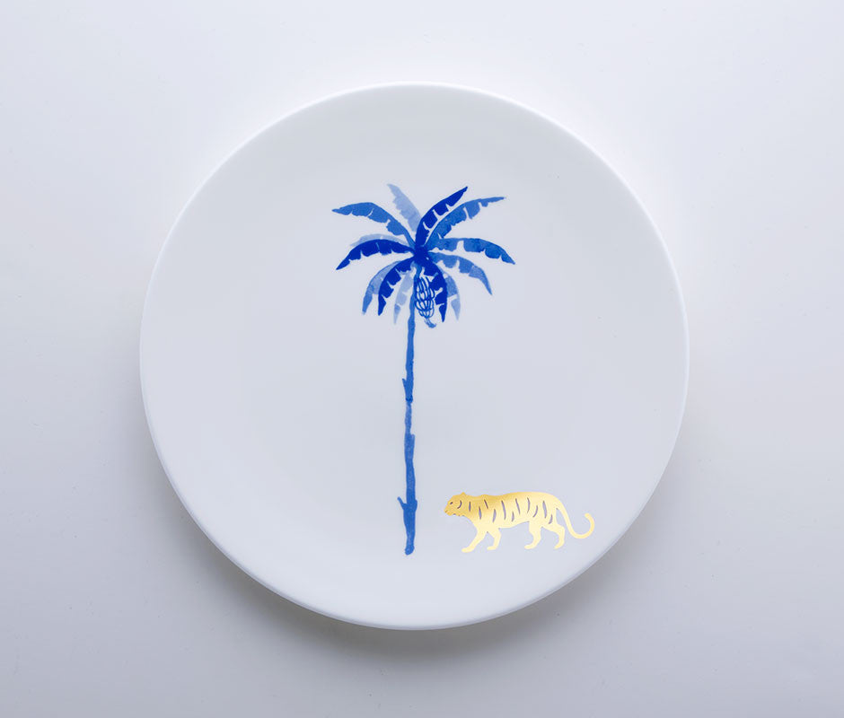 Blue Jungle - Tiger Coupe Plate 22cm